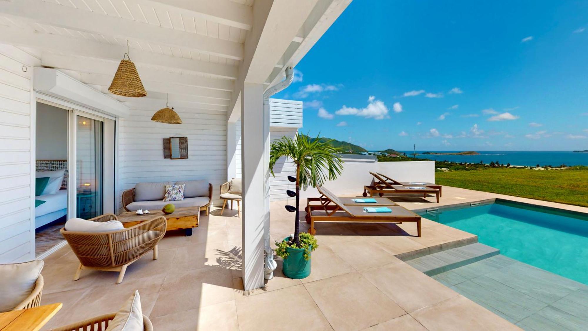 Orient Bay - Amazing Sea View - House 3Bd And 4Bd - Apartment 1 Bd Sea View - 1 Studio View Mountain Quarter of Orleans Kültér fotó