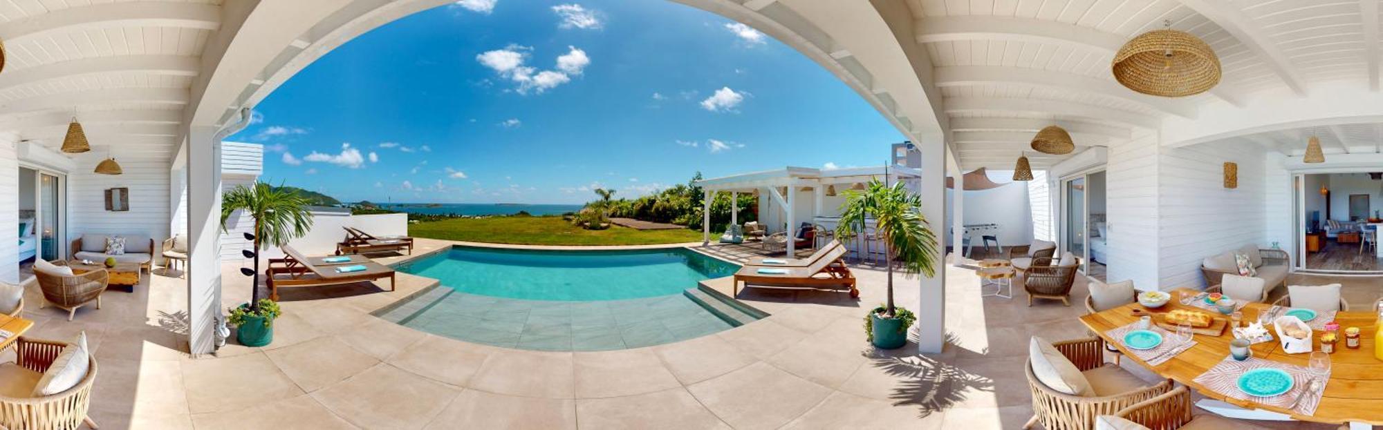 Orient Bay - Amazing Sea View - House 3Bd And 4Bd - Apartment 1 Bd Sea View - 1 Studio View Mountain Quarter of Orleans Kültér fotó