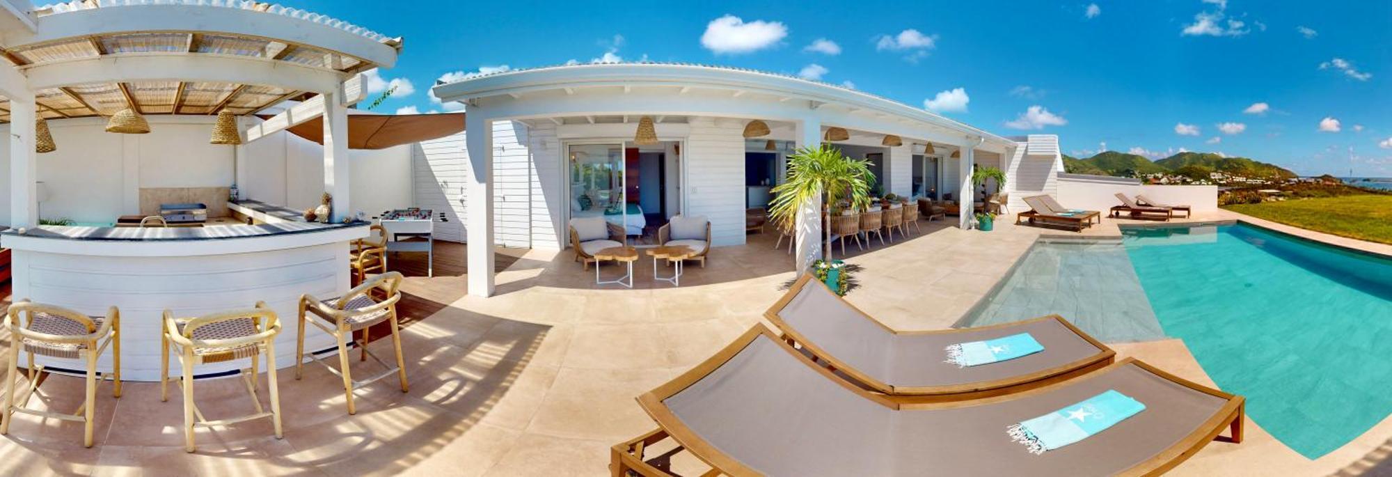 Orient Bay - Amazing Sea View - House 3Bd And 4Bd - Apartment 1 Bd Sea View - 1 Studio View Mountain Quarter of Orleans Kültér fotó